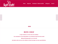 Tablet Screenshot of bon-chef.nl